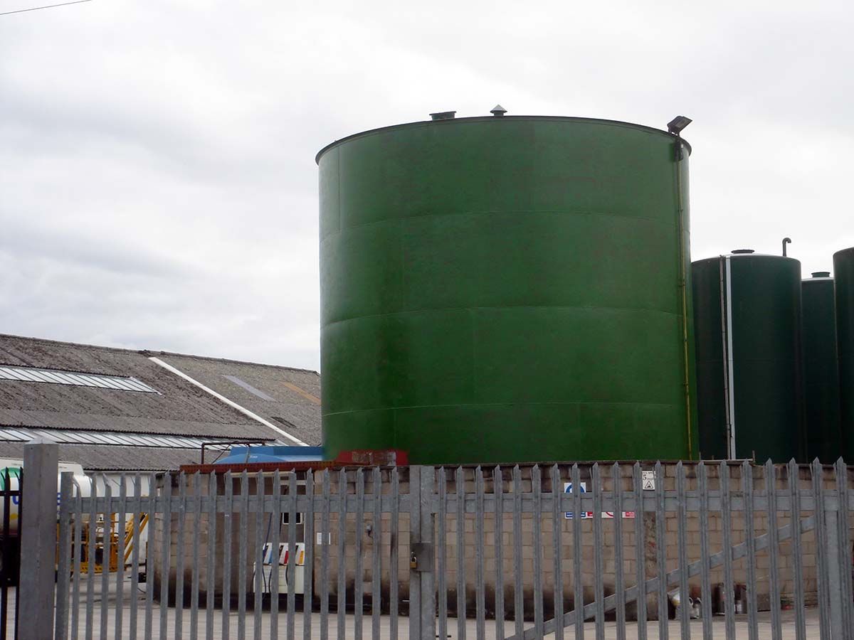 Painting Industrial Factory Fuel Tanks UK Restoration Services