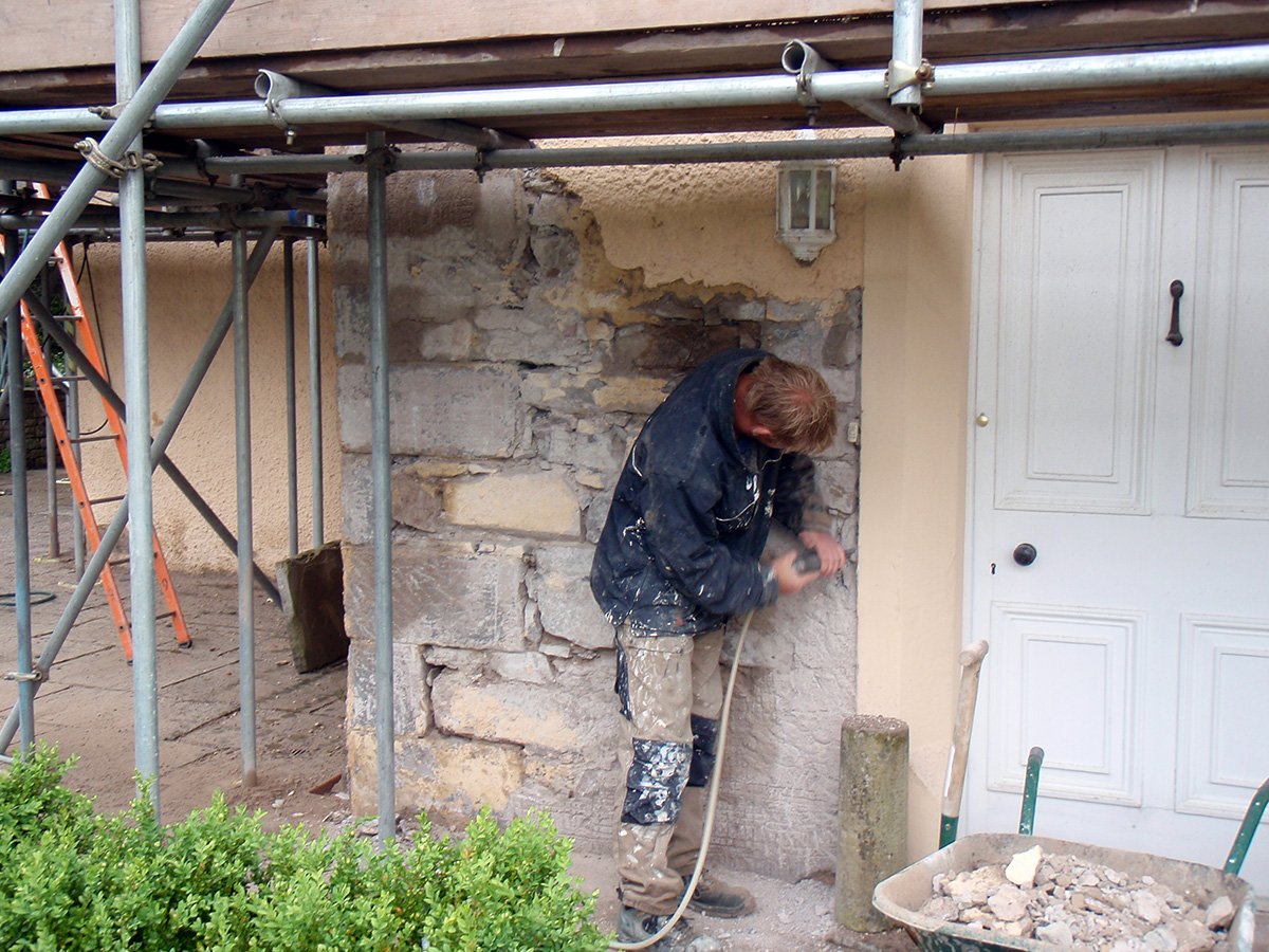 Lime Rendering Hesketh Hall UK Restoration Services