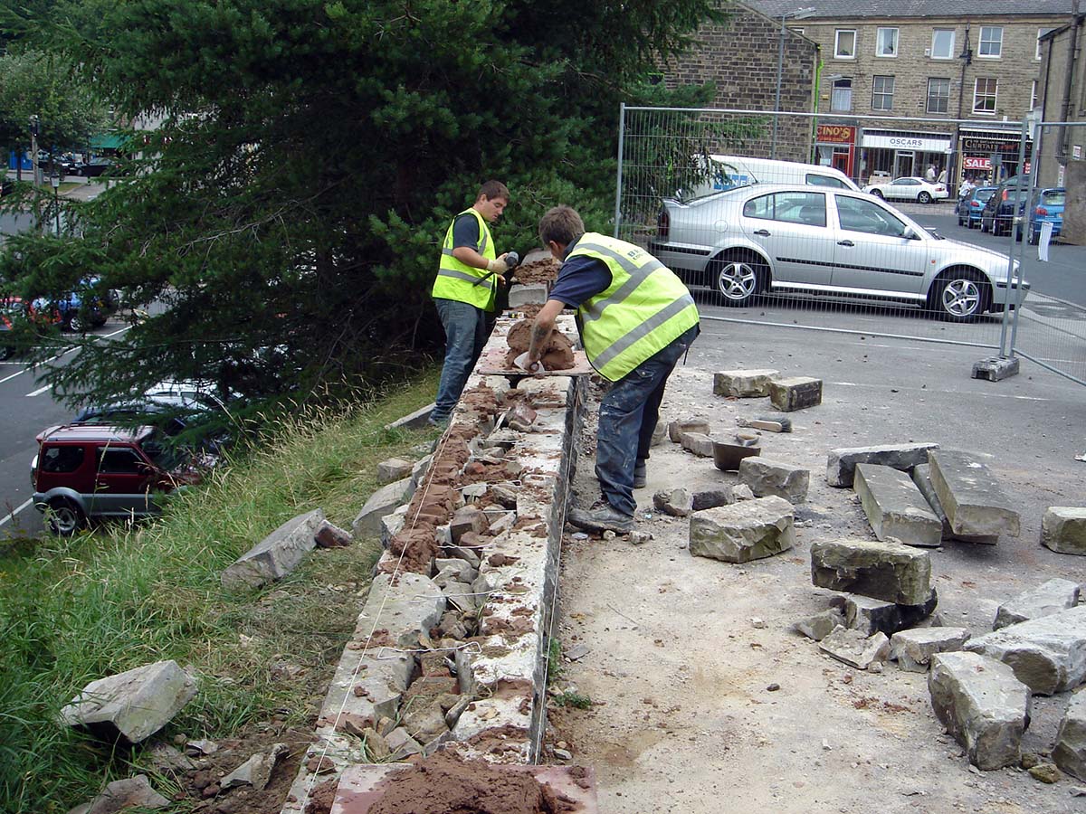 Stone Wall ReBuilding Rossendale UK Restoration Services