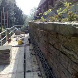 Townley Hall Listed Wall Restoration