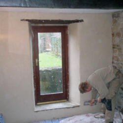 Lime plastering roughlee 1