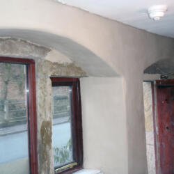 Lime plastering roughlee 5