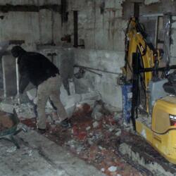 concrete floor excavation installation 1