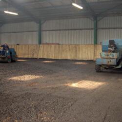 equestrian centre rubber surface installation 2