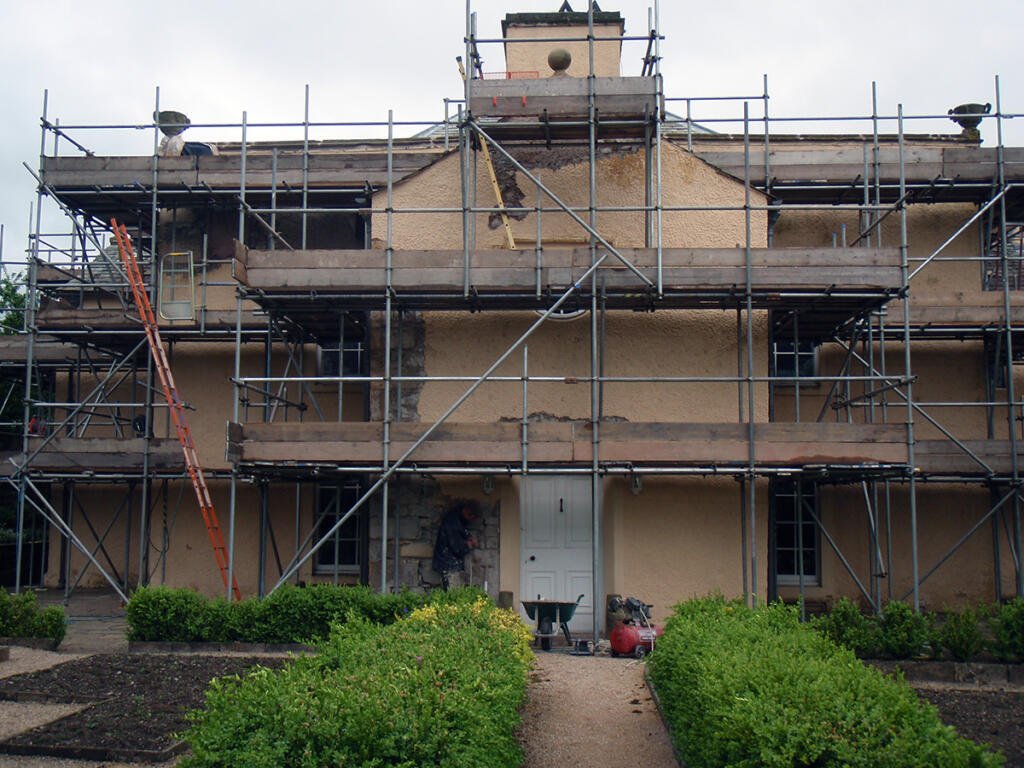 lime rendering hesketh hall cumbria 6