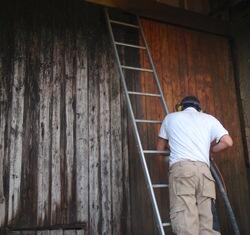 Low Pressure Cleaning Timber Wood Doors