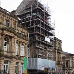 Burnley Town Hall front Restoration