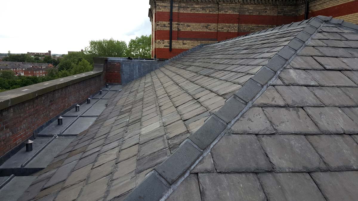 leigh spinners mill roofing repair lead work