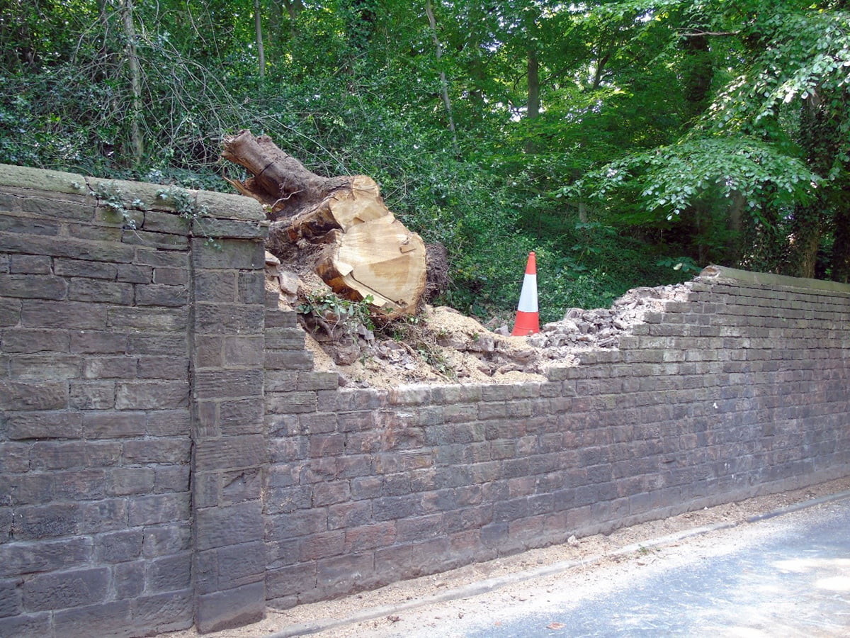 Chapel Park Retaining Wall Chorley