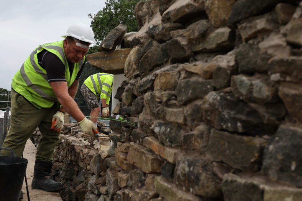 Restoring a Stone Wall, Foulridge