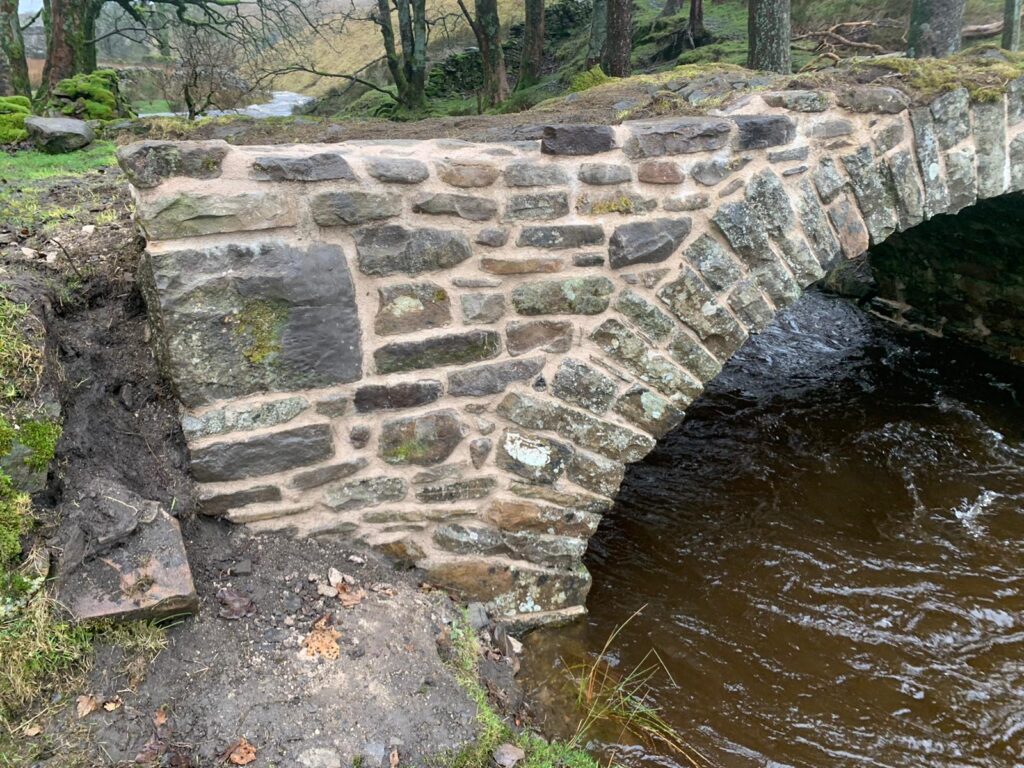 Grisedale Beck Bridge, after restoration